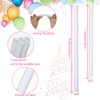 80Pcs Cake Tier Stacking Kit 10Pcs Clear Cake Separator Plates