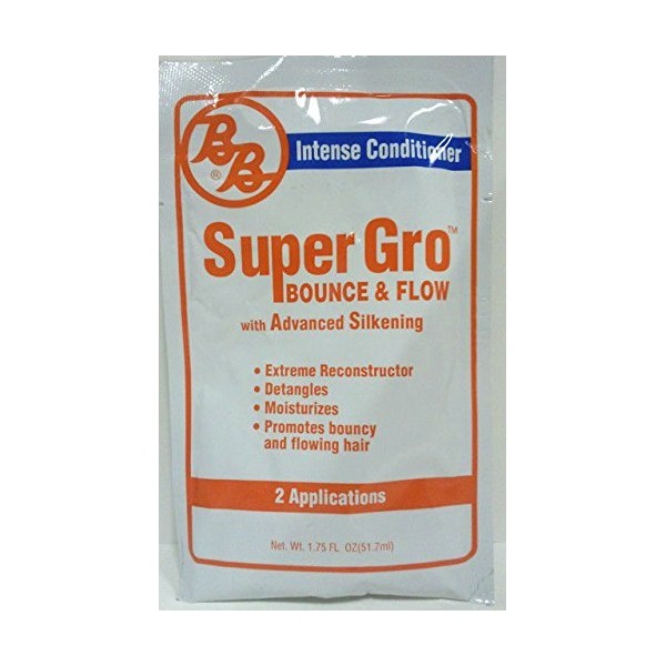 Bronner Brothers Super Gro Bounce & Flow Intense Conditioner, 1.75 Ounce