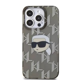 CG MOBILE Karl Lagerfeld IML Hard Case with Electroplated Karl Head and Monogram Design for iP