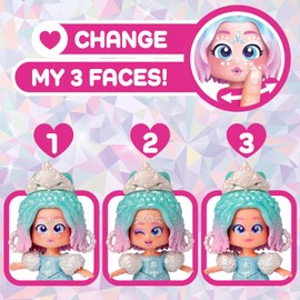 KOOKYLOOS Princess Series CRYSTAL DREAMS - Collectable doll from the Princess series Contains 1 doll,1 set of princess themed clothes and shoes 1 accessory and 1 pet,1 doll,3 different faces