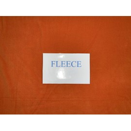 60” Wide 100% Polyester Anti-Pill Orange Fleece