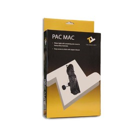 Pac Mac Golf Bag Rain Cover Fits All Trolley Bags - Black by Puregolfonline