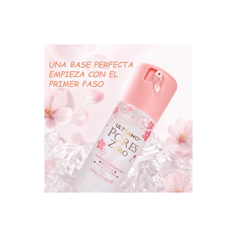 Primer de Maquillaje Minimizador de Poros, Prebase de Maquillaje 40ml