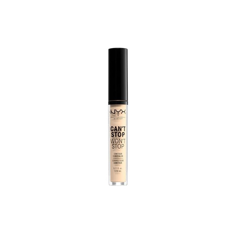 Nyx Professional Makeup Can't Stop Won't Stop Contour Concealer, Pale,