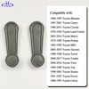Lcyolada Interior Window Crank Handle, Textured Gray, for Various Toyota