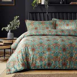 Boho Comforter Set Full Size Vintage Floral Boho Bedding Comforter Set 3 Pieces Flowers Botanical Floral Comforter Set Fluffy Soft Microfiber All Seasons Full Size Comforter with 2 Pillowcases