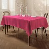Rectangular Tablecloth Fabric Table Cover 100cm x 140cm 39"x55" Fuchsia