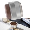 Coffee Distributor Tamper Constant Pressure 304 Stainless Steel Wood Handle