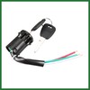 Motoforti Black 3 Wired Electric Bike Bicycle Ignition Switch Lock