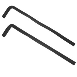 Heater Pipe Ducting, Heater Duct, 2pcs Swap Heater Hose 90 Degree Molded Heater Hose Kit Fit For Ls Series Engine 5/8in 3/4in Id