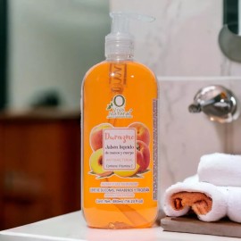 VIVONATURAL Jabón Líquido Para Manos Y Cuerpo Durazno Diamante 480ml