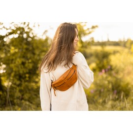 Gusti Acton Leather Belt Bag Festival Bag Waist Bag Vintage Leather