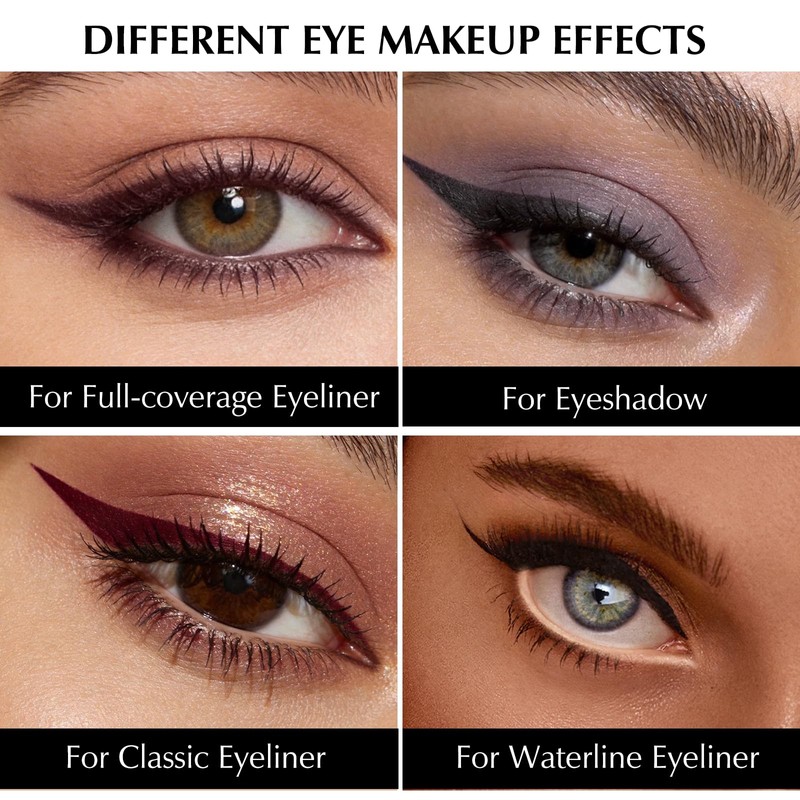Wugbc 2 PCS Burgundy Plum Eyeliner Pencil, Cream Gel Waterline