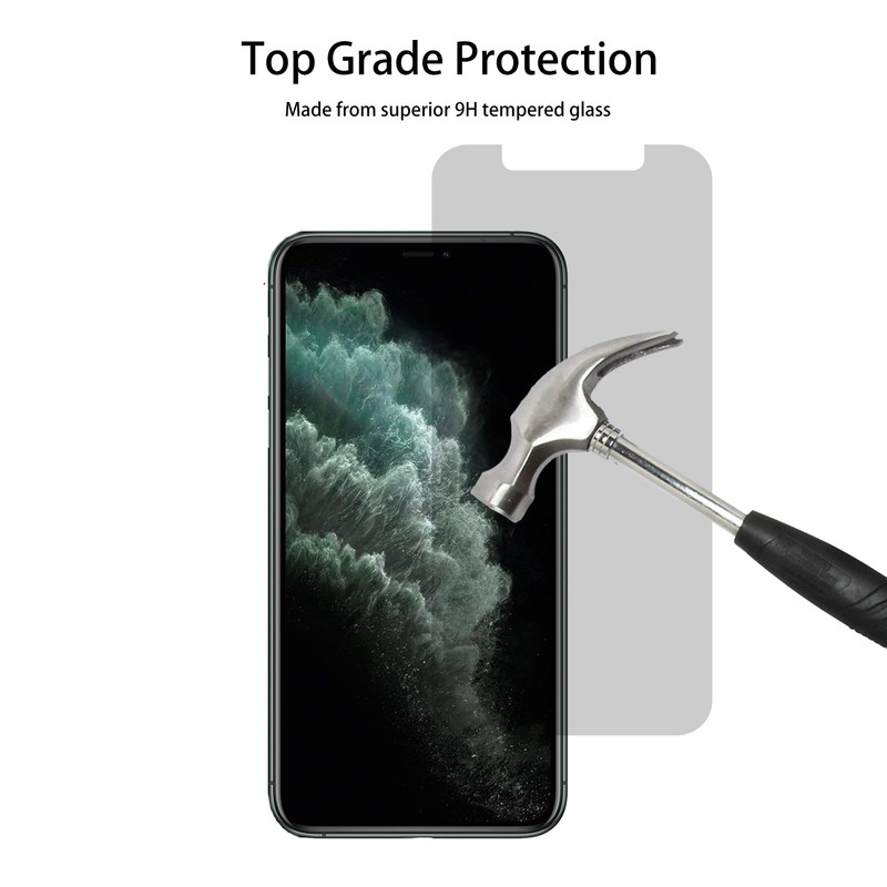 HKKAIS 2-2 Pack Easy Alignment Tool Privacy Screen Protector Designed