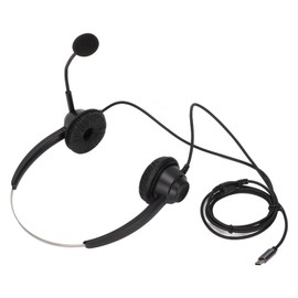 H360TYPEC Binaural Business Headset Double Sided Headset for Call Center Online Course Conference Call