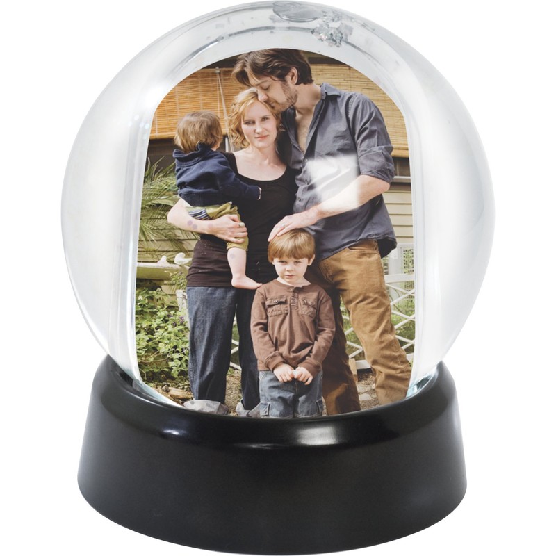 Neil Enterprises Inc. Mini Photo Snow Globe with Black Base