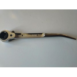 BBI LTD Flat Scaffold Spanner/Ratchet Podger 19 & 21 Double Action Steel Spanner Short Tail