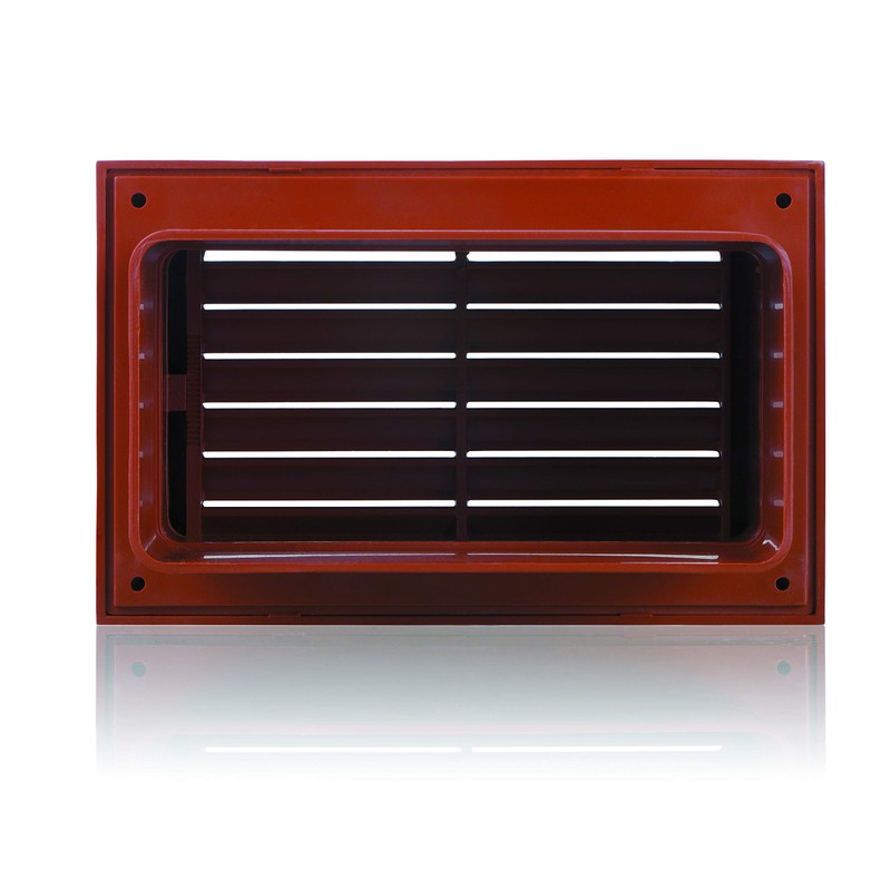 Blauberg UK Decor 81X136 Terracotta Flat Plastic Duct Air Brick
