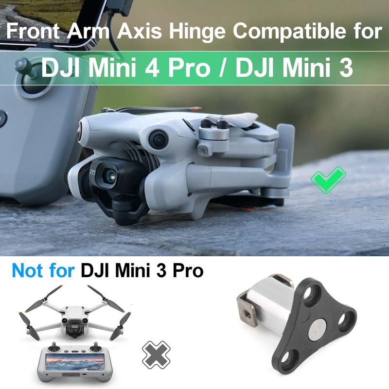 RongZy Front Arm Hinges Arm Shaft for DJI Mini 4