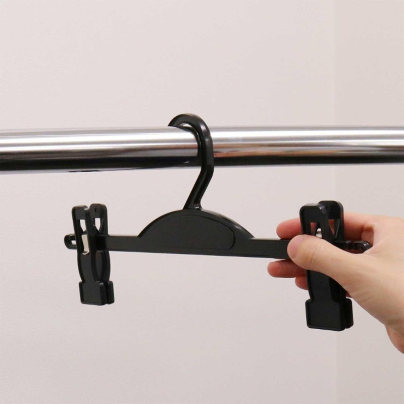 Sawafuzi Clothes Hanger Days Bottom Hanger Black 12.8 inches Wide