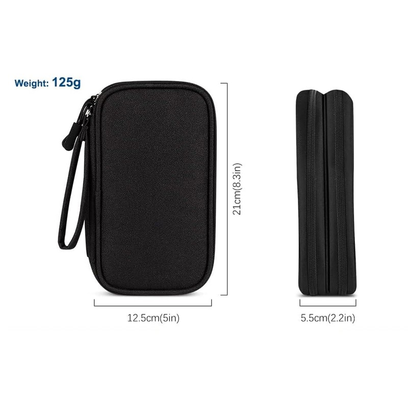 Travel Cable Organiser Bag Portable Electronics Accessories Organizer 3 Layers