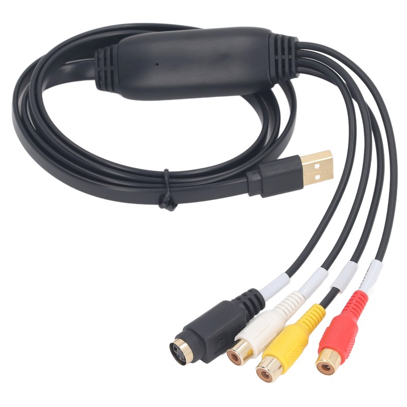 Video Capture Card USB to RCA S Video Converter Adapter