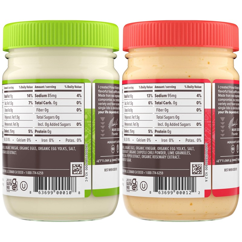 Primal Kitchen Mayo made with Avocado Oil, No Soy or
