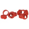 Kerbl 12mm Red Plastic Spiral Ring (Pack of 100)