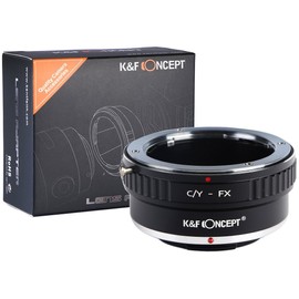 K&F Contax Yashica C/Y-Fuji X FX Mount Adapter with Lens Cloth cy-fx (KFFX)