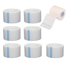 Rose Romee 6 Rolls micropore Tape 1/2 inch, Paper Tape Medical 1 inch Sensitive Skin, Medical Tape for Wound Care, Surgical Tape for Wound Care, Nose Tape for Sleeping Shaping, Gauze Tape for Wounds