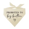 Promoted to Big Brother Dog Bandana | 100% Unbleached Cotton