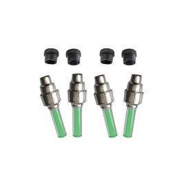 LED Valve Stem Caps Lights Kit,4pcs LED Bike Wheel Lights, Bicycle Waterproof Tyre Spoke Flash Lights Cool Reflector Accessories for Kids Men Women Safe Riding(Green),by XSPANDER