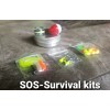 SOS-Survival kits Emergency Survival Fishing Kit Micro Silver
