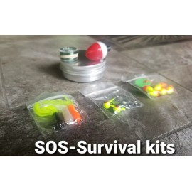 SOS-Survival kits Emergency Survival Fishing Kit Micro Silver