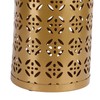 Umbrella Holder Round Rust Proof Stylish Hollow Copper Pattern Metal