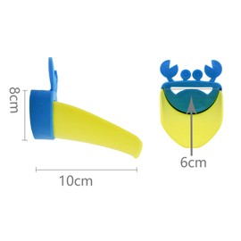 Faucet Extender Sink Extender Crab Shape Tap Extender for Bathroom Kitchen Sink Handle Extender Hand Washing Fits Most Faucets, Safe Fun Hand-Washing for Toddlers, Kids