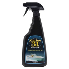 Marine 31 Mildew Stain Remover Gel | Thick Gel Formula for Marine, Boat, Home & Patio | Removes Mildew & Stains from Bathrooms & Showers | Effective Cleaner | M31-375 | 20oz