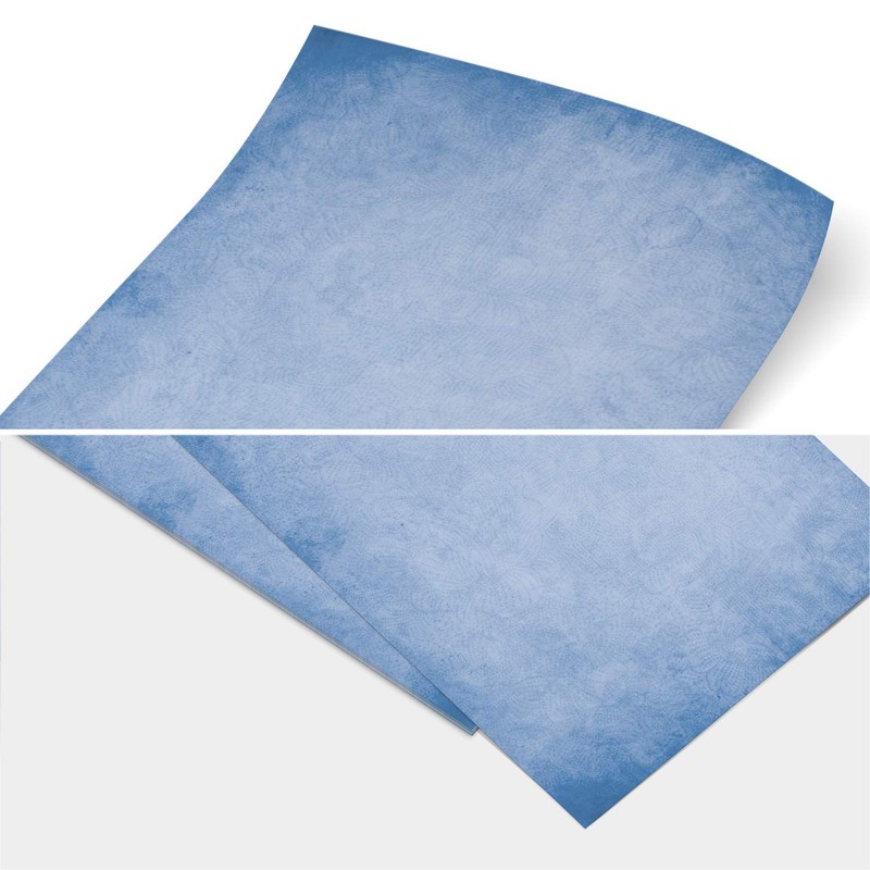 50 Sheets Letter Paper (A4) Vintage Retro Blue Design Paper