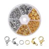 GSHLLO 200 Pcs Metal Open Jump Rings and 60 Pcs