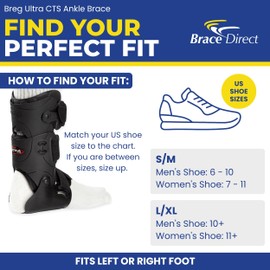 Breg Ultra CTS Ankle Brace for ankle recovery