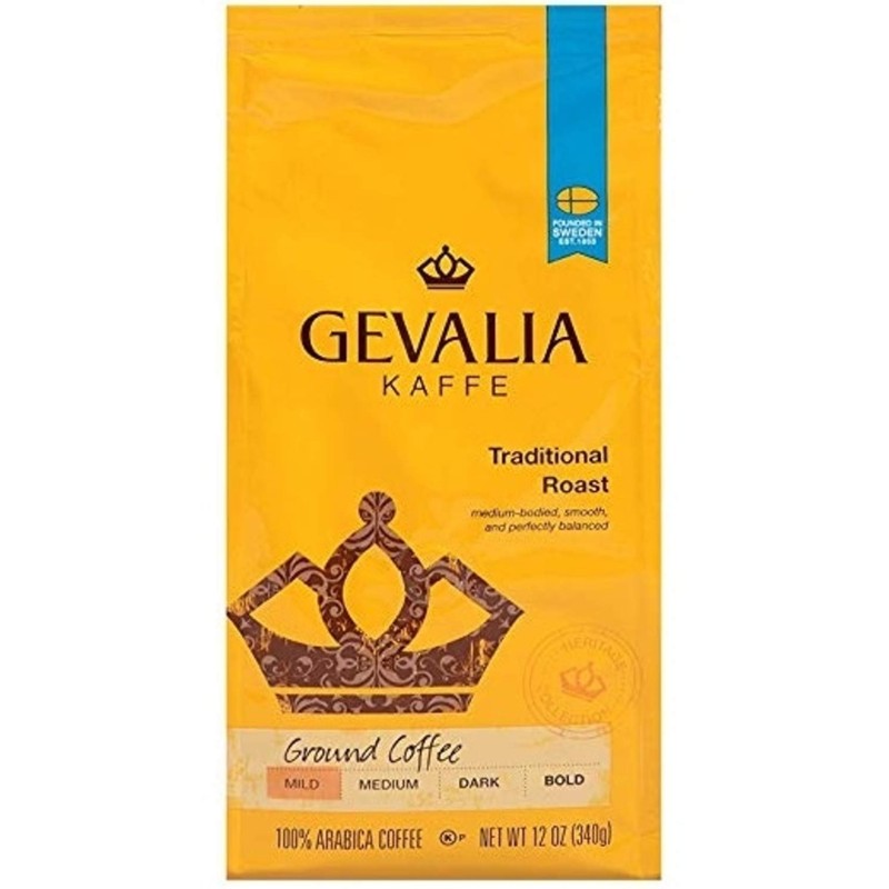 Gevalia Traditional Light Roast Ground Coffee (12 oz Bags (Pack