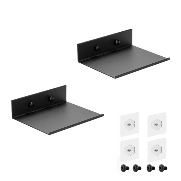 Z metnal Small Floating Shelves Mini Metal Shelf for Collection