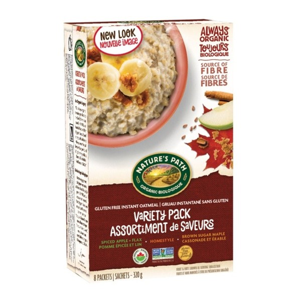 Nature's Path Organic Instant Oatmeal Variety Pack 8 x 40g