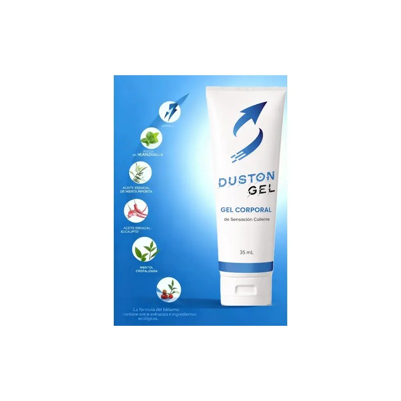 Duston Gel Corporal Tubo Sensación Caliente Efectivo 35ml