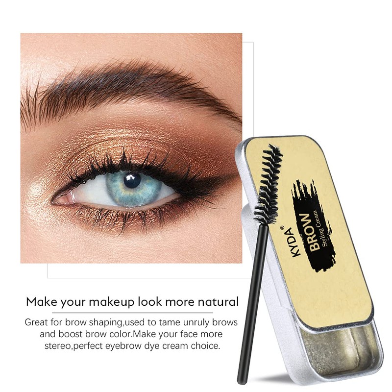Ownest 2 PCS Eyebrow Soap Kit,Brows Styling Soap,Long Lasting Waterproof