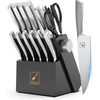 imarku Knife Set with Block for Kitchen,14-Piece High Carbon Stainless