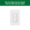 Lutron Maestro Fan Control and Light Dimmer for Dimmable LEDs,