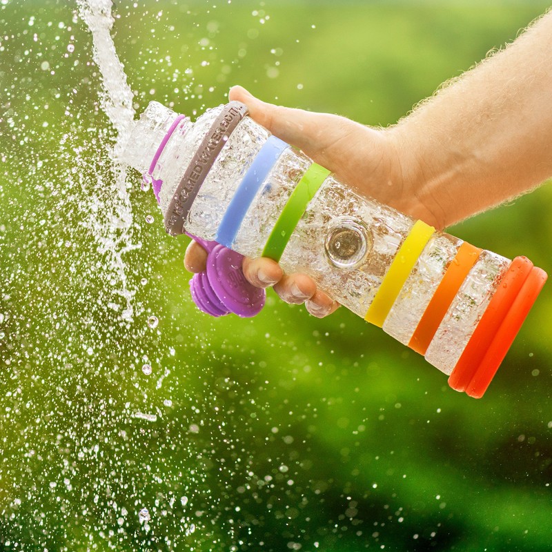 i9 Water Bottle i9 Yoga Bottle Indigo