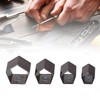 4Pcs Pentagon Cutting Punching Die Alloy Steel Leather Cutting Mold
