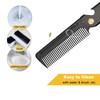 Stainless Steel Folding Comb, Pocket Comb for Men and Women,